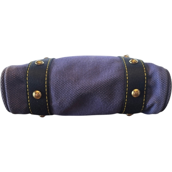 Louis Vuitton Antigua Cabas PM Blue Canvas Tote Handbag - Picture 6 of 16